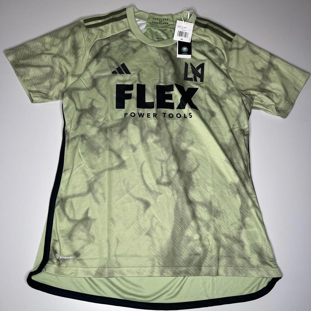 Adidas‎ LAFC Away Soccer Jersey XL Men’s 2022/23 Green Flex Power Tools H1873